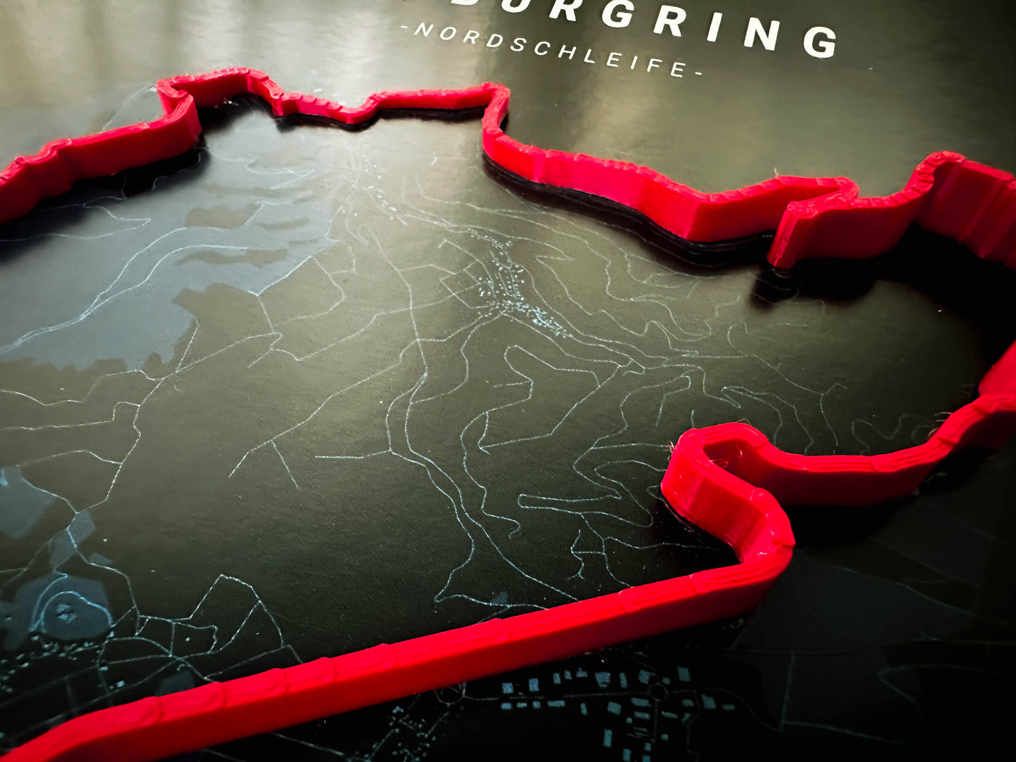 Nürburgring Nordschleife Track - 3D Framed