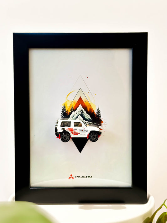 Hot Wheels Framed - Pajero Evolution