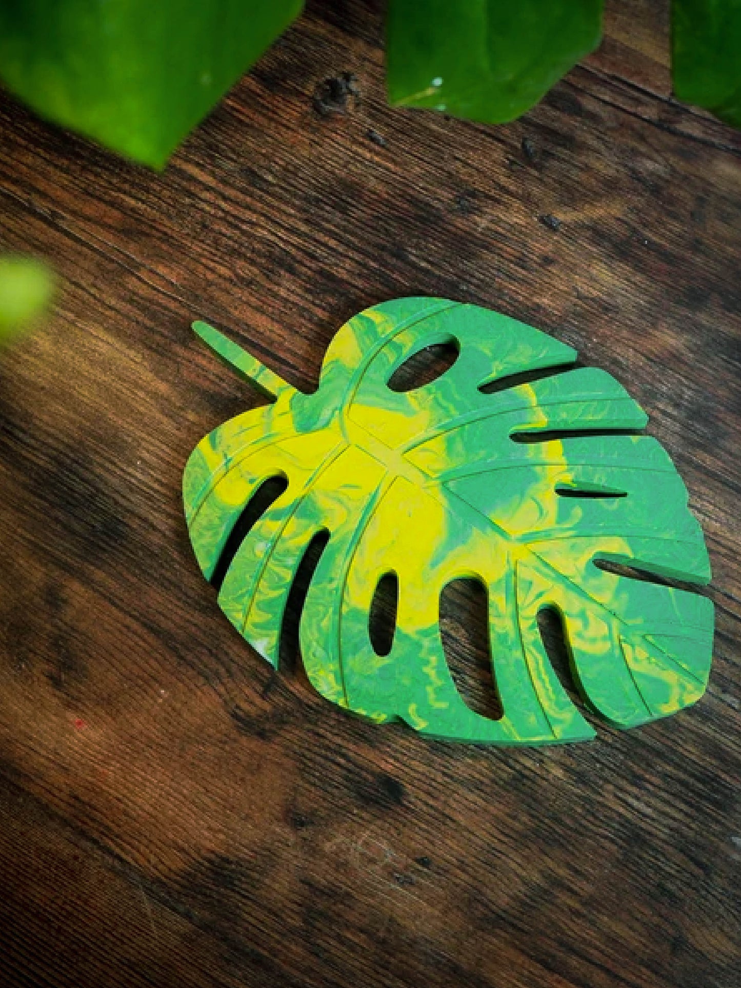 Monstera Leaf Trinket Tray - Customizable