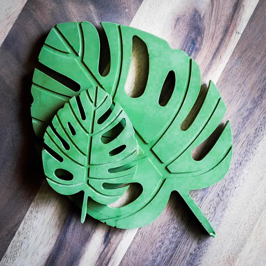 Monstera Leaf Trinket Tray - Customizable